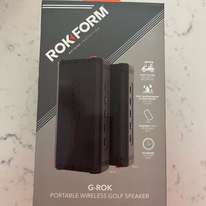 NWT Rok Form Waterproof, Heavy Duty Wireless Speaker